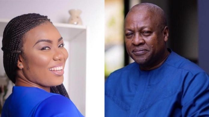 I voted for Mahama in 2020 and I’ll do It again in 2024 – Media personality, Bridget Otoo