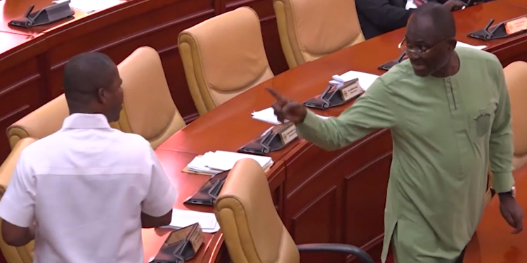 Ken Agyapong and Sylvester Tetteh clash in Parliament [VIDEO]