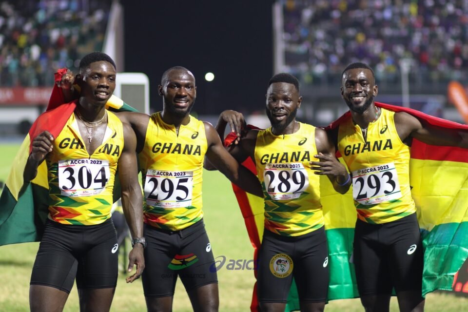 Ghana’s 4x100m men