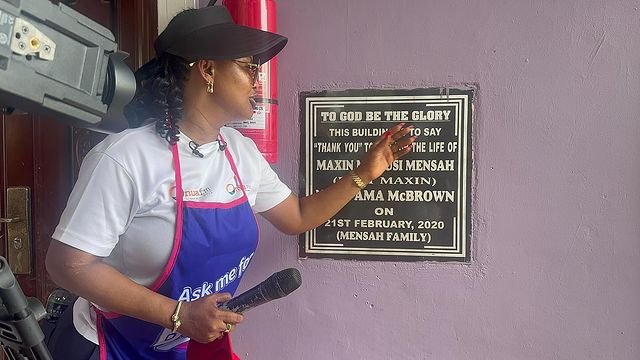 McBrown Tours Orphanage She Built In Honour Of Baby Maxin