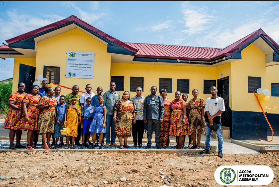 Improving sanitation in Accra : 3 schools in Okaikoi South Sub-Metro benefit from new toilet facilities